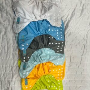 Vibrant Cloth Diaper Covers Set